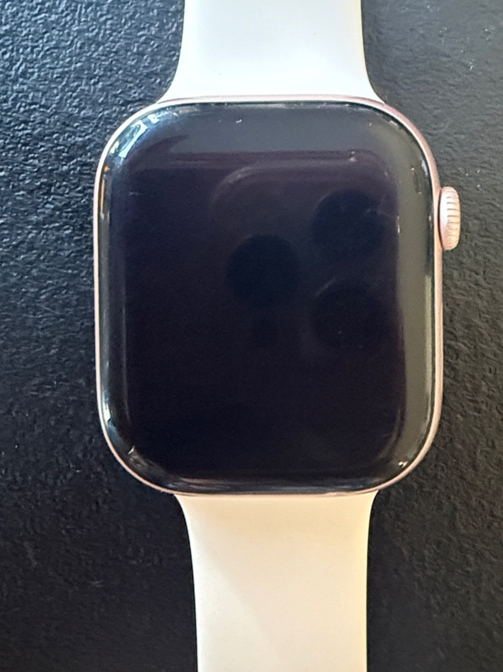 Apple Watch Series 10 GPS Rose Gold Aluminum Case with White Sport Band - Picture 2 of 5